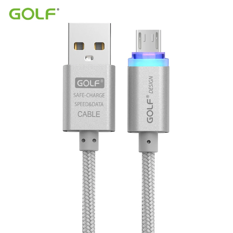 GOLF Smart светодиодный кабель для быстрой синхронизации данных USB samsung S6 S7 Redmi 5 6 Note4X