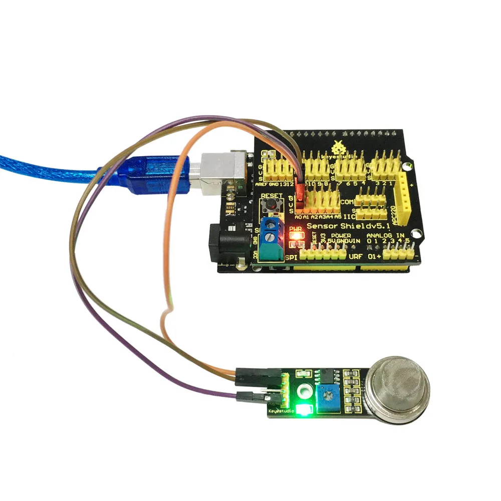 Keyestudio MQ-135 SnO2 бензол сульфид Датчик качества воздуха модуль для arduino