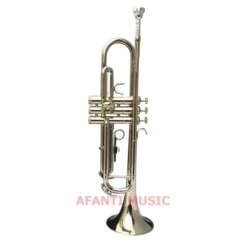

Afanti музыка Bb тон/Желтая латунь/никелированная труба (ATP-1412)