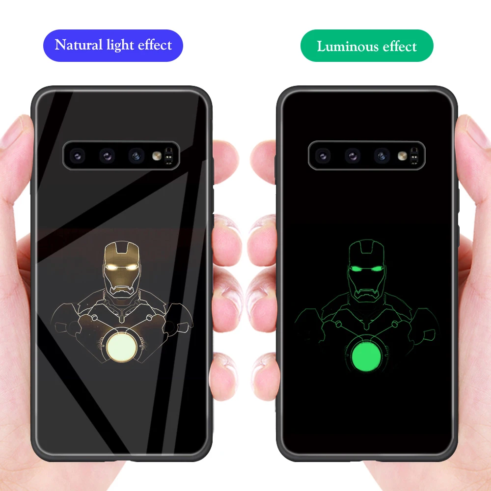 Ciciber чехлы для телефонов samsung Galaxy S10 S9 S8 Plus Note 8 9 S10e + Funda Капитан Америка Логотип