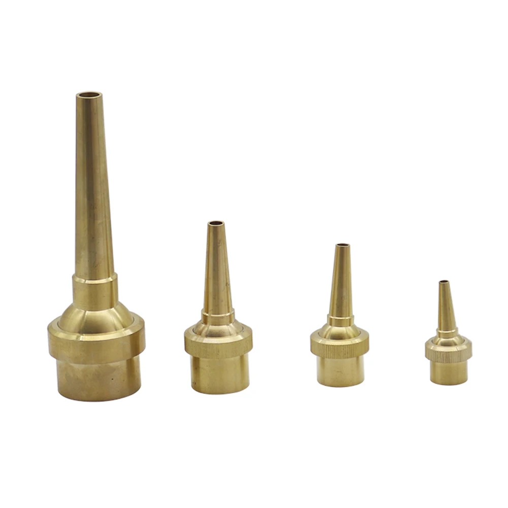 

2Pcs 1/2" 3/4" 1" 1.5" Adjustable Brass Straight Water Column Fountain Nozzles Universal Direction Radial Jet Garden Sprinkler