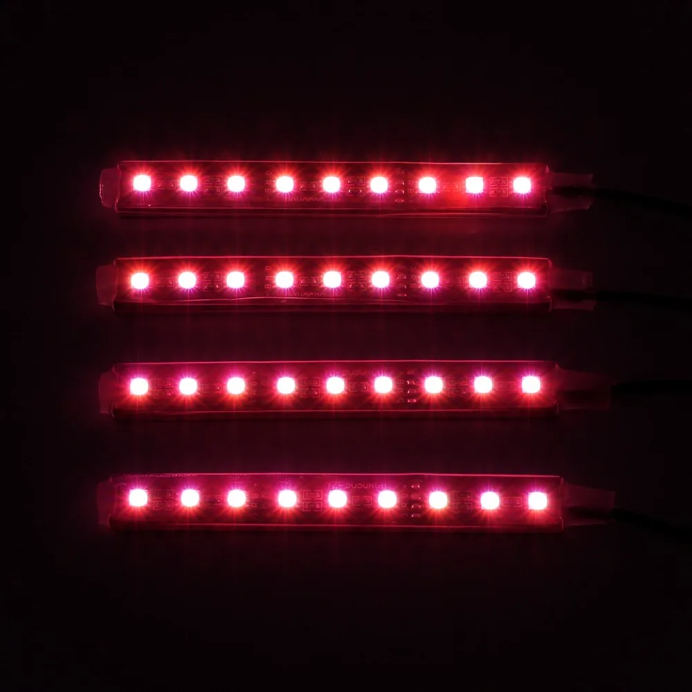 Автомобильная интерьерная Светодиодная лента RGB 12 В Беспроводное управление