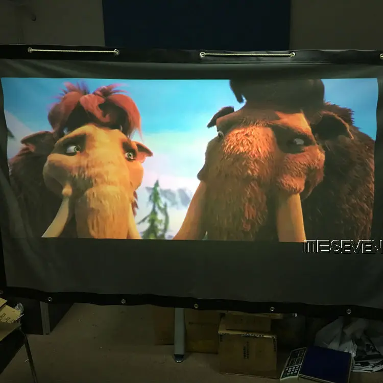 Сзади проектор Экран 120 дюйм(ов) 16:9 Портативный Экраны Бизнес показывать церковь