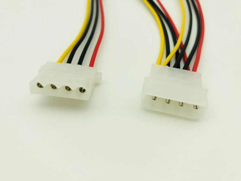 5 шт. кабель питания с 4-контактным разъемом Molex папа на 3 порта IDE мама | Компьютеры