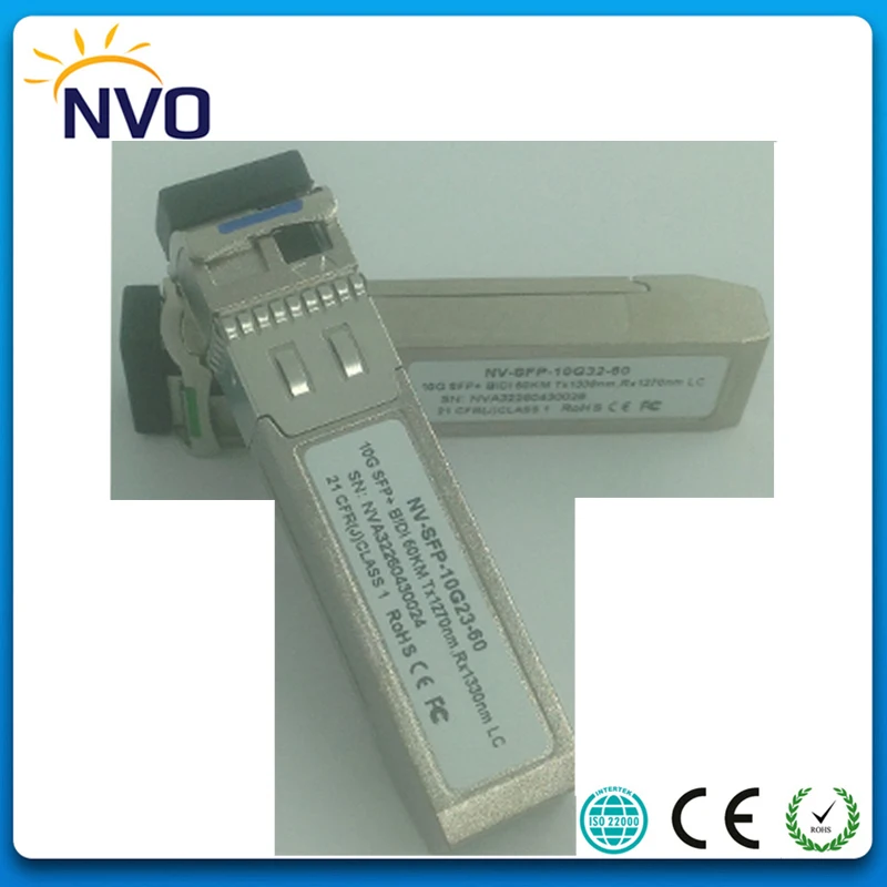 10 Гбит/с 1270/1330nm BIDI SFP + 10G 60км волоконно-оптический модуль трансивер | Мобильные
