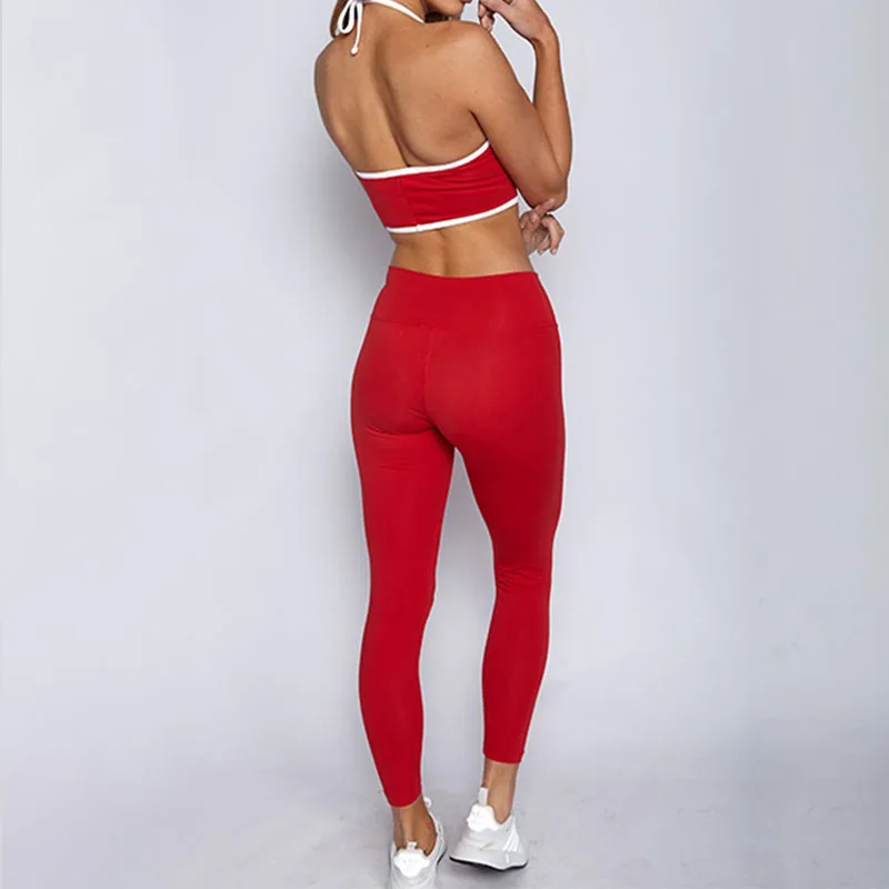 Пикантные Легинсы бюстгалтер на бретельках 2 шт Йога Для женщин Одежда для