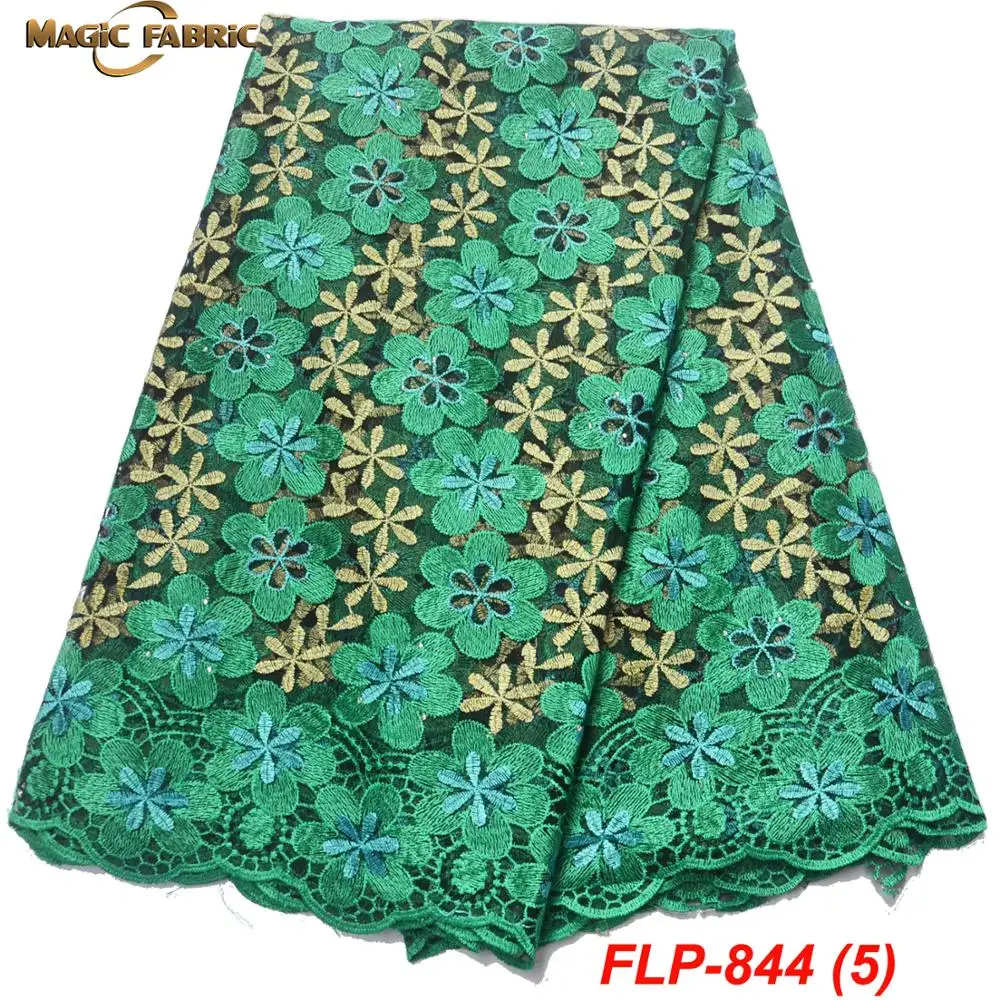 French net lace fabric 2019 latest african chiffon with embroidery mesh nigerian tulle FLP-844 | Дом и сад