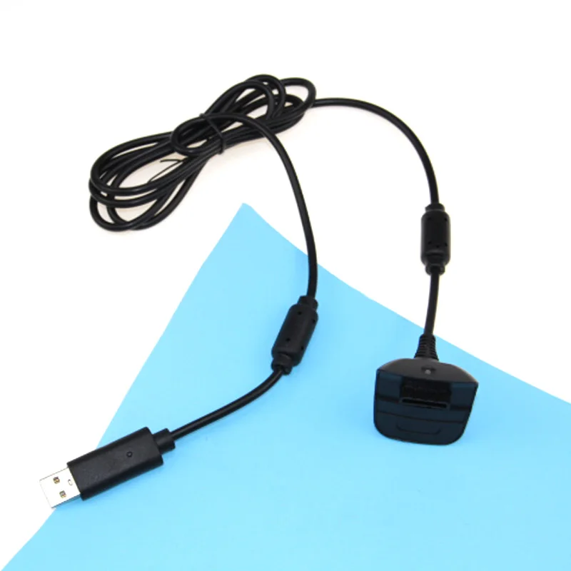 Черный USB кабель для зарядки 2 шт./лот Сменное зарядное устройство беспроводного