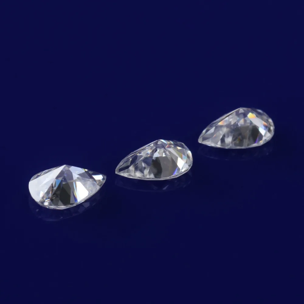 Синтетический бриллиант с муассанитом для изготовления ювелирных изделий 3 х4 мм|