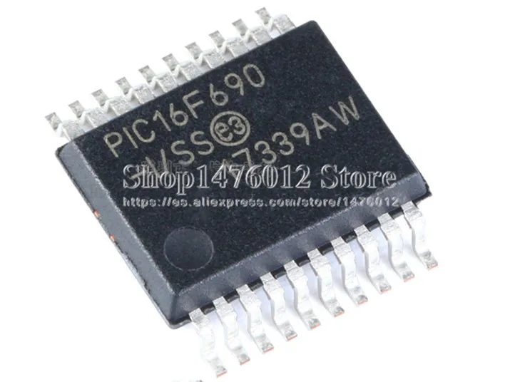 1 шт PIC16F690-I/SS 16F690-I/SS SSOP20 PIC16F690 16F690 | Электронные компоненты и принадлежности