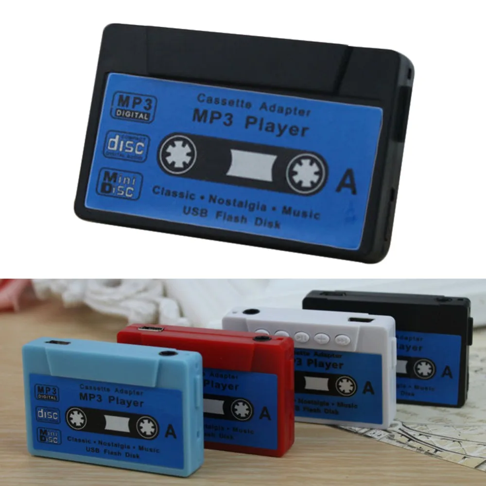 Мини Ретро моделирование Магнитный Портативный Классический mp3-плеер на ленте 5 цветов Поддержка Micro 32G SD TF карта музыкальный медиа 3,5 мм разъем
