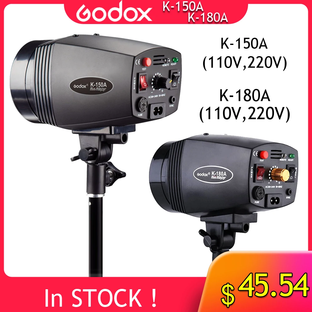 GODOX K-150A K150A K180A K-180A 180WS 150Ws Портативный Мини Мастер Студия Вспышка освещение Фотогалерея Мини Вспышка 110 В/220 В
