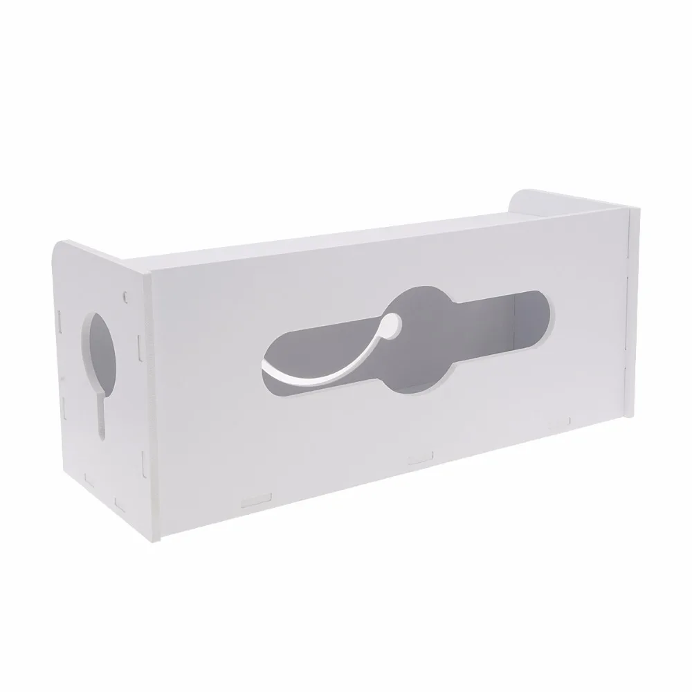

PVC Wire Storage Box Cable Manager Organizer Power Line Case Box Charging Wire Tidy Organizer Safety Socket Container Storage