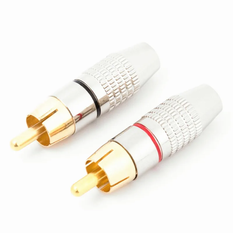 20 шт/10 пар позолоченный RCA Кабельный разъем | Обустройство дома