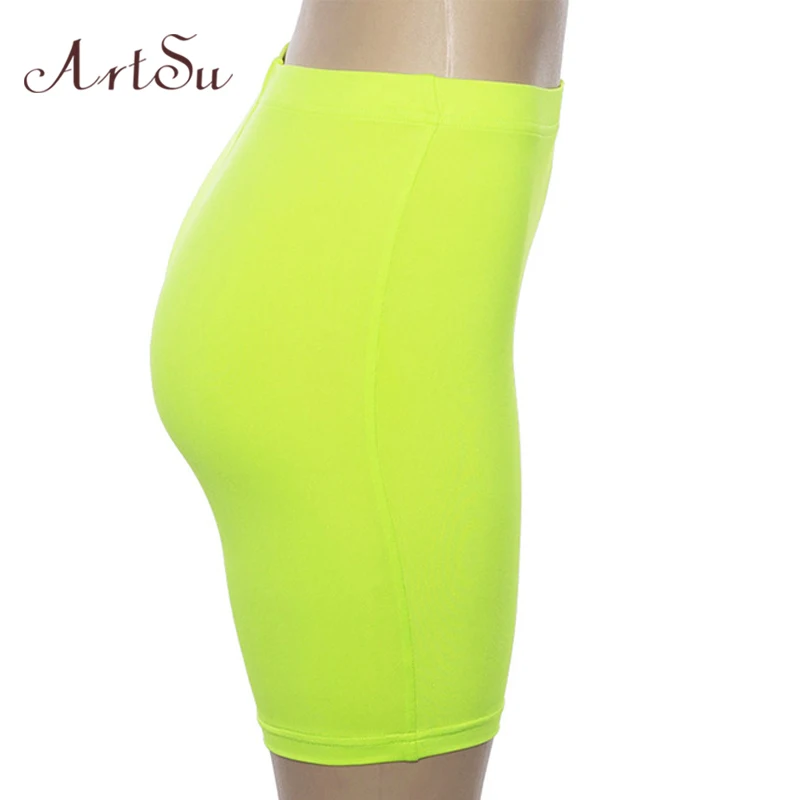 ArtSu Fashion Women Shorts High Waist Slim Short Feminino Sexy Outdoor Club Party Elastic Pants Female New ASSH40043 | Женская одежда