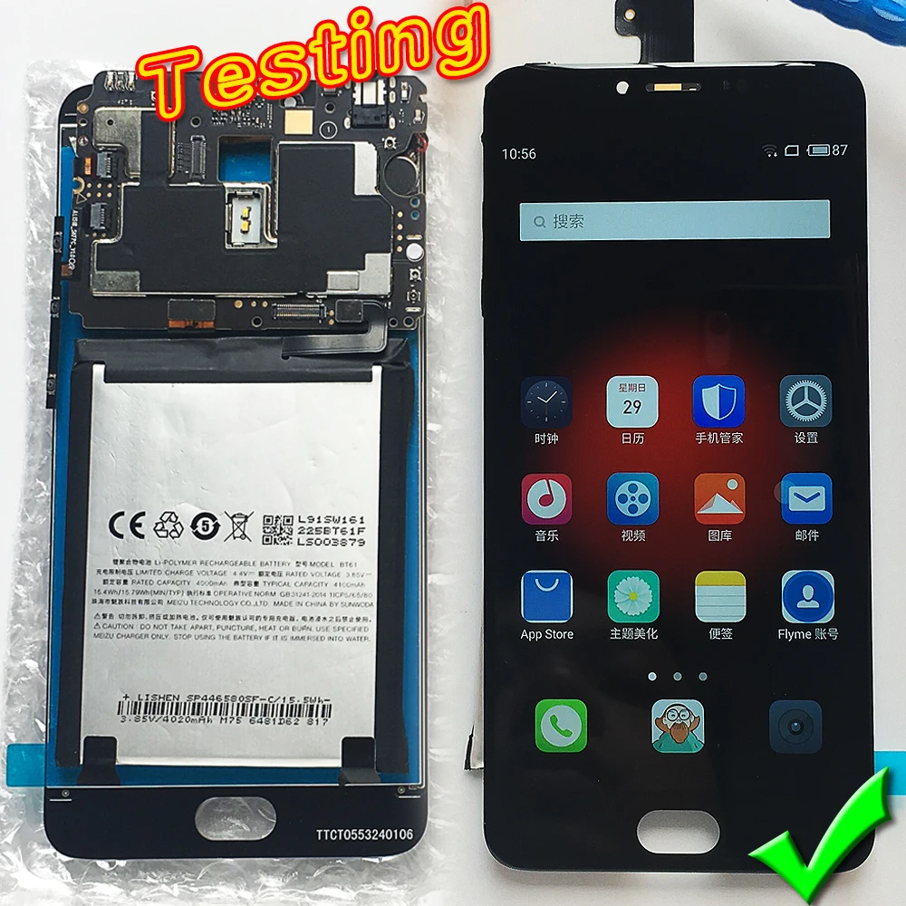Vancca 5.5-дюймовый ЖК-дисплей для Meizu M3 Note L681H 1920*1080 дигитайзер с сенсорным экраном, сборка рамки с бесплатным закаленным стеклом