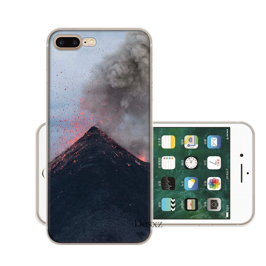 Чехол для мобильного телефона Desxz Volcanic iPhone 6 6s 7 8 Plus 11 Pro X XS Max 5 5S SE |
