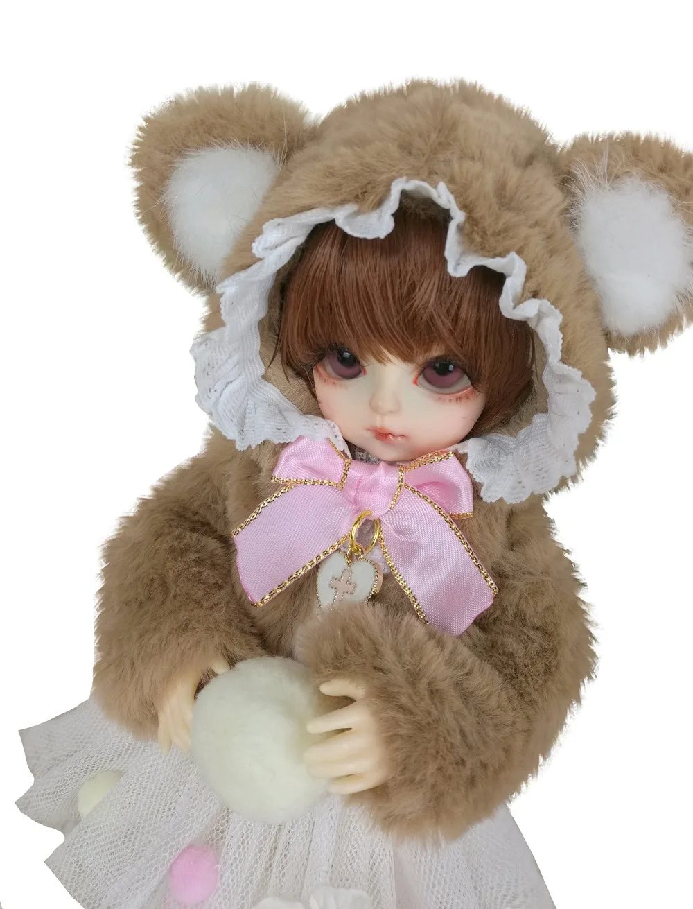 1/4 1/6 тонкий sd bjd кукольная одежда милый медведь набор для 1/4 1/6 BJD Кукла sd Новогодний подарок для кукол