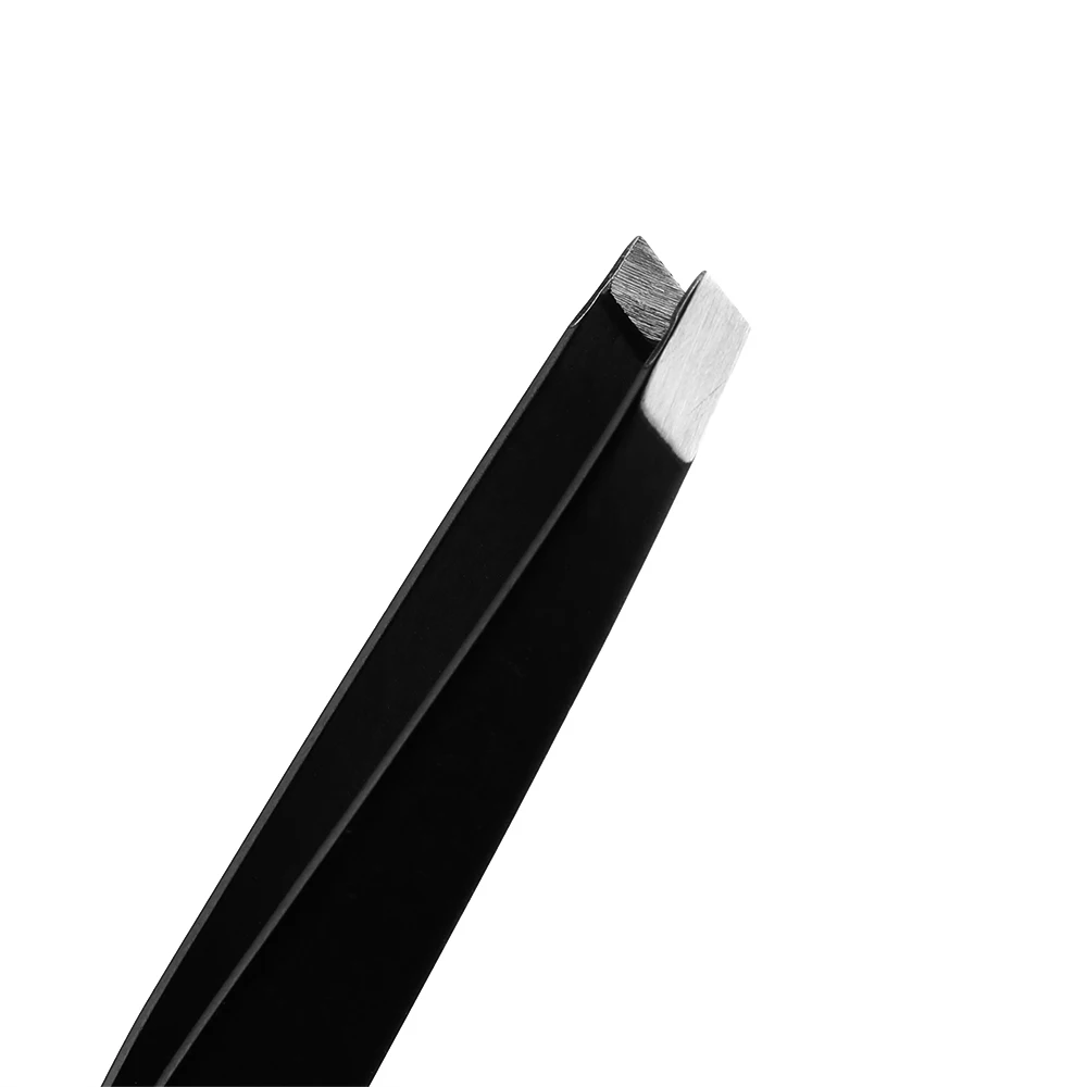 2 шт./компл. черный пинцет для бровей из нержавеющей стали Острый щипчик удаления