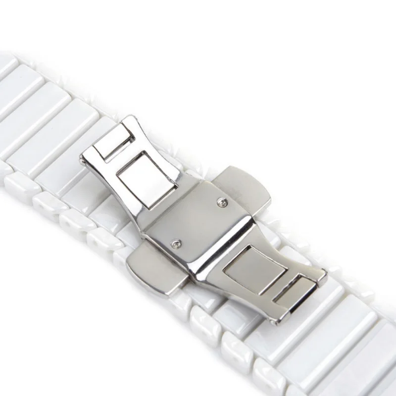 Стильный применимый Apple Watch керамический ремешок часов Quick Release Bar наручные часы ремешок Белый Черный часы ремень не выцветает 38 мм 42 мм