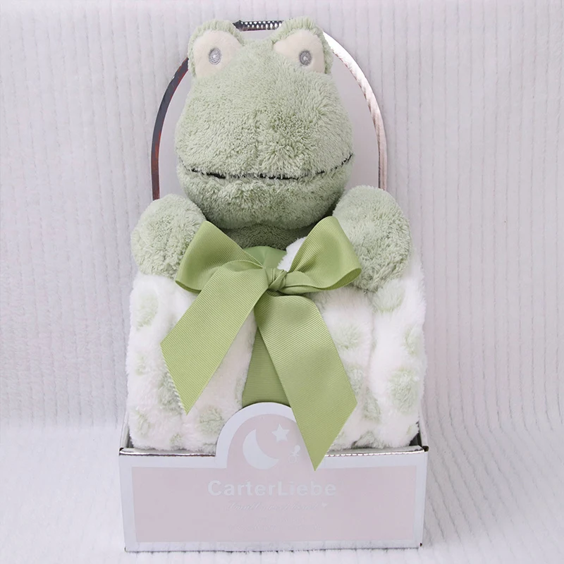 От 0 до 2 лет Детские Плюшевые животных лягушка hippo мышь сова утка кукла Фейерверк