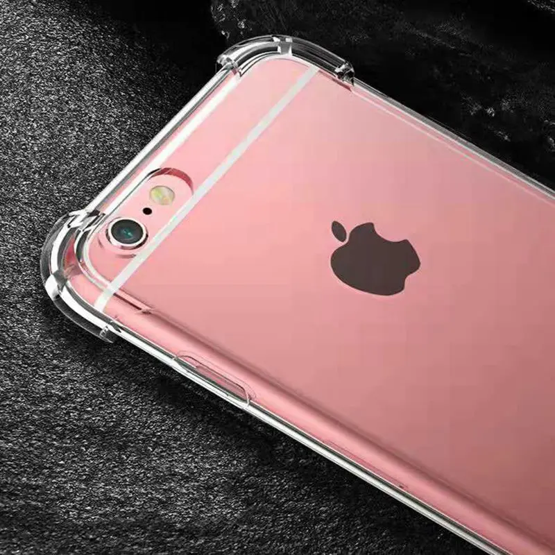 Abay Высокое качество Прозрачный чехол для телефона iPhoneX XsMax 7 плюс XR i6 i7 четыре угла