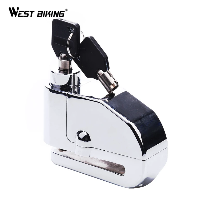 Замок для велосипедного диска Серебристый с Тормозным Диском безопасности