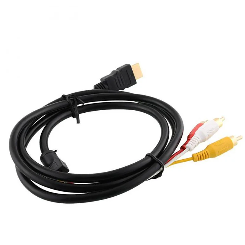 1 5 м HDMI к 3 RCA Аудио кабель AV композитный Мужской M/M соединительный адаптер Шнур