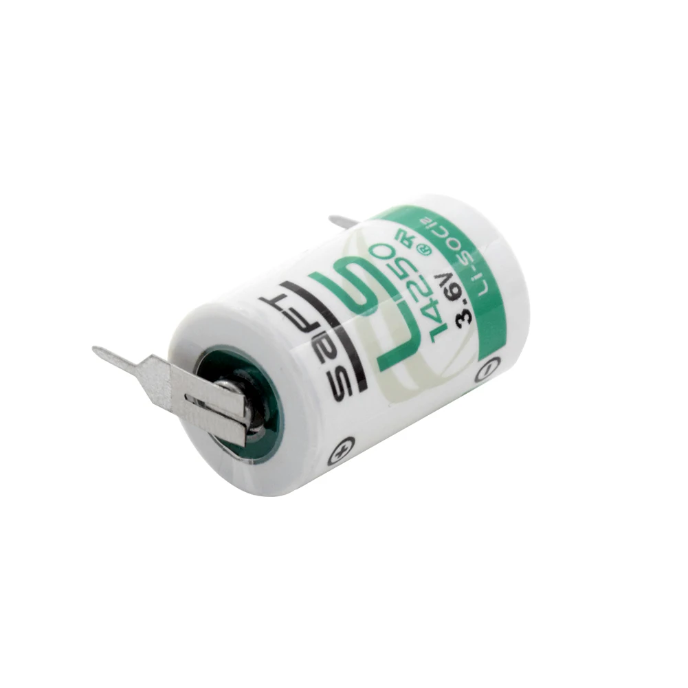 3 6 V 1200mAh 14250 Li SOCl2 Первичная батарея LS 1/2 AA R6 L14250 ER14250 + вкладки для Sonnenschein SL 350/S Minamoto