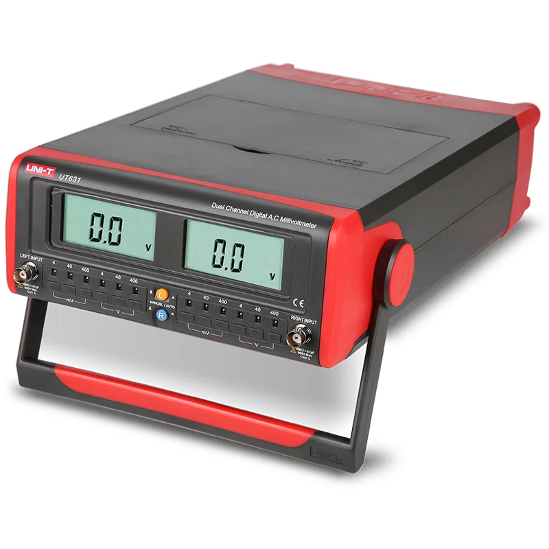 UNI T UT631 двухканальный цифровой AC милливольт метр|millivolt meter|digital acac digital |