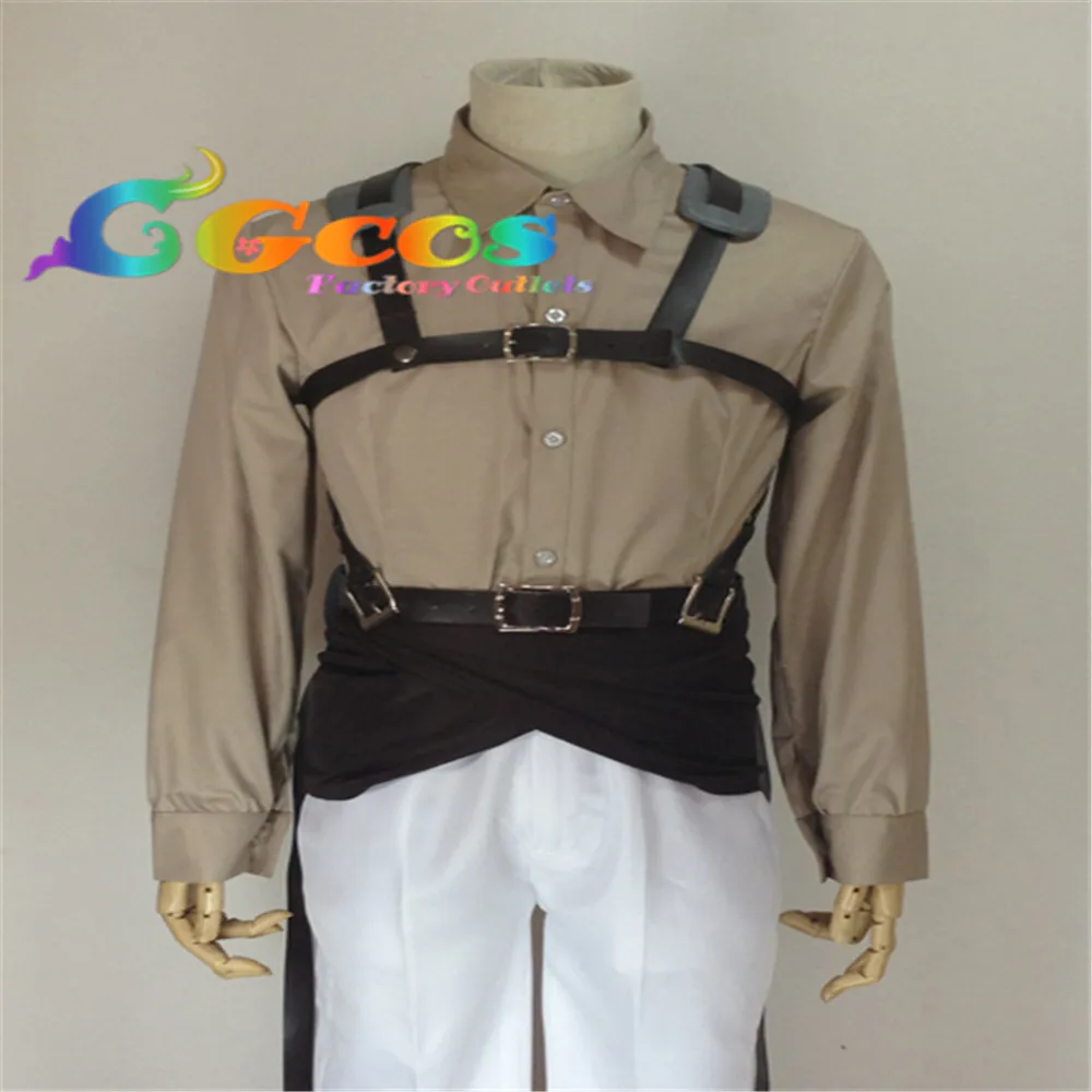 CGCOS Бесплатная доставка Косплей Костюм атака на Титанов Shingeki no Kyojin Survey Corps Sasha Blaus