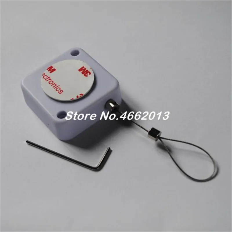50 pcs supermarket electronic anti theft retractable display pull box recoiler for glassesjewelrymobile phone free global shipping