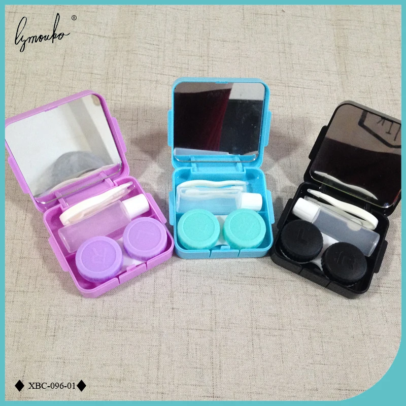 Lymouko новый дизайн мультяшный милый смайлик портативный с зеркалом чехол для