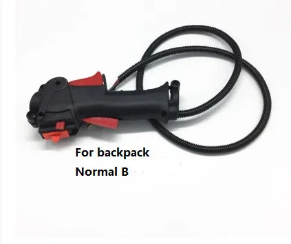Backpack Normal B Рукоятка переключатель ускоритель дроссельной заслонки триггер кабель в сборе для бокового рюкзака хедж триммер Strimmer шнек кусторез - Цвет: Backpack Normal B