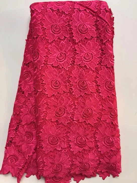 5 ярдов/шт Гладкий Цветочный узор водорастворимое Гипюровое кружево Модный