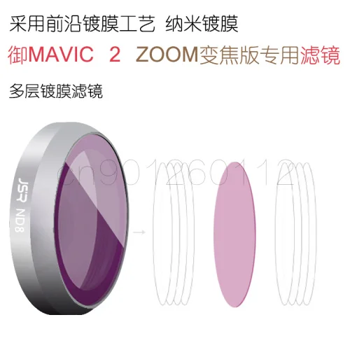 Sliver for DJI Mavic 2 Pro Filter Drone UV CPL ND4 Accessories Camera Lens ND8 ND16 ND32 ND64 Filters | Электроника