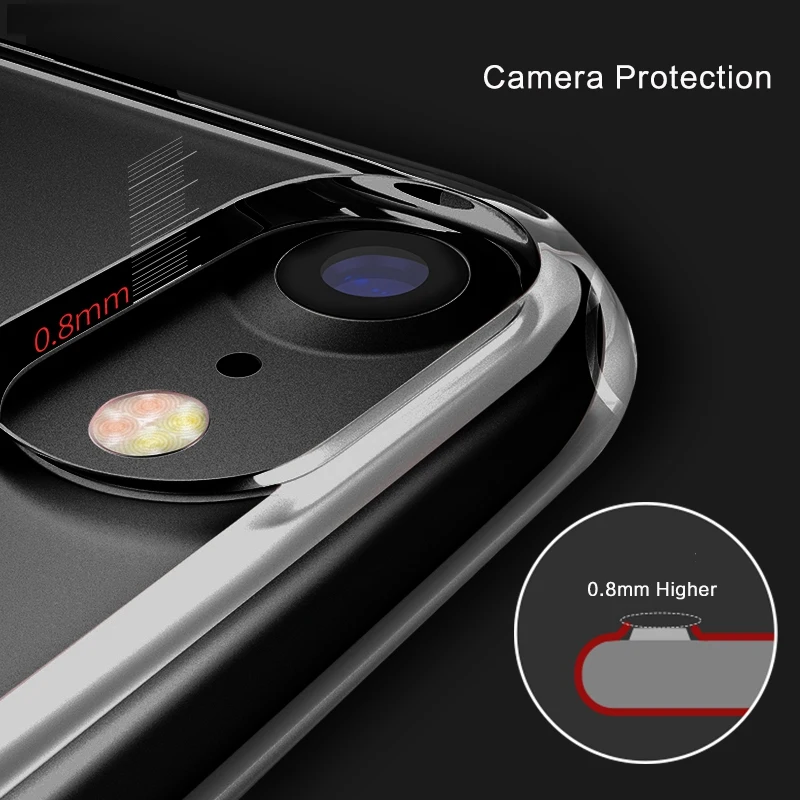 Anti-knock Case for iPhone 8 plus ROCK Air Bag Protection TPU Transparent Cover iPhone8 |