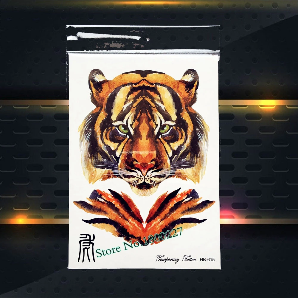 Melancholy Девушка Бабочка Ангел Фея Татуировка поддельная Акварельная татуировка на