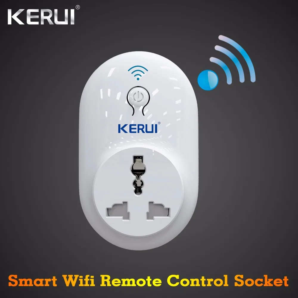 Умная розетка S72 KERUI 5 шт. ЕС США Великобритании Австралии Wi Fi IOS Android управление