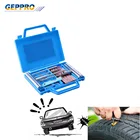 Набор инструментов для ремонта автомобильных шин, комплект из 11 предметов для бескамерных шин, для экстренных случаев, для фургона, мотоцикла, велосипеда, KitRT003