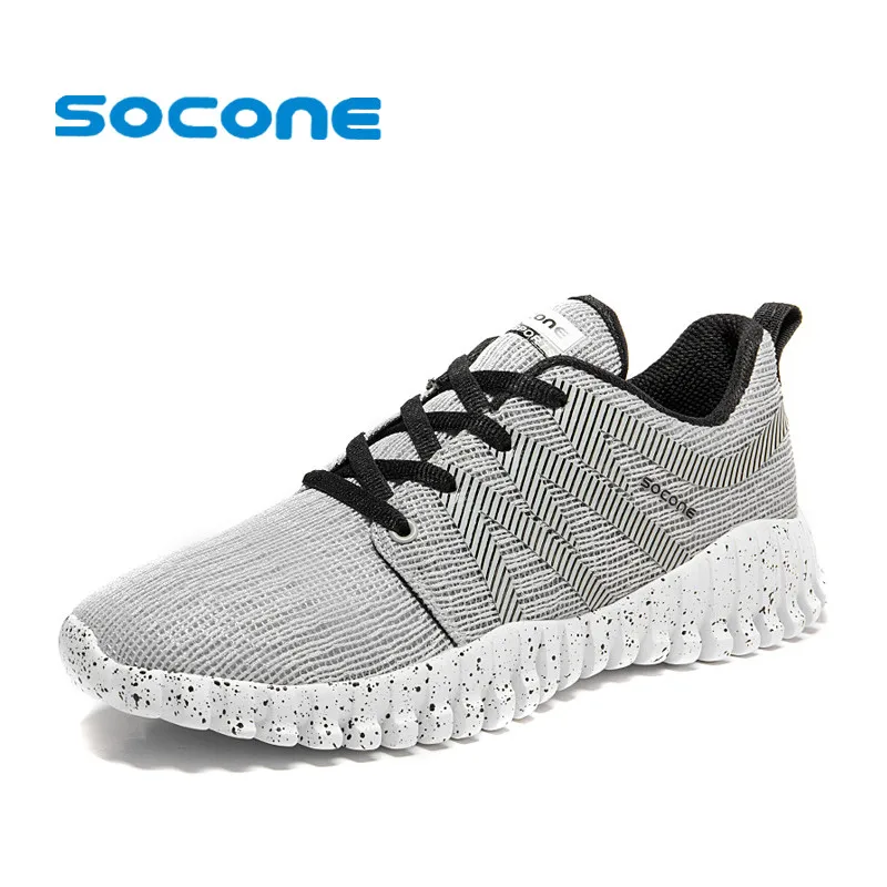 Socone 2019 Легкая спортивная обувь для мужчин дышащие атлетические кроссовки