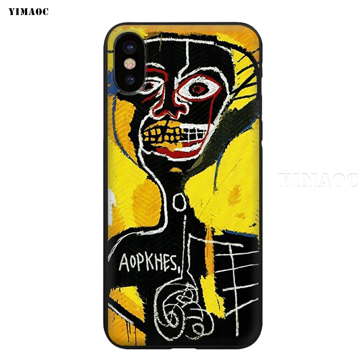 8 Силиконовый мягкий чехол YIMAOC Jean Michel Basquiat для iPhone 11 Pro XS Max XR X 8 7 6 6S Plus 5 5S SE - Цвет: 8