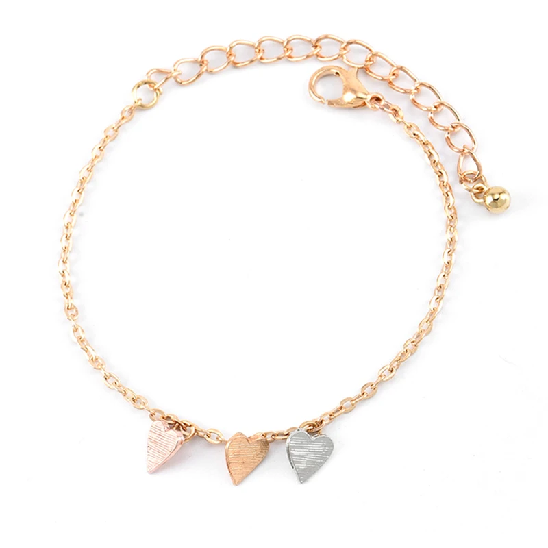 4 Pcs/Set Bohemian Bull Head Knotted Heart Chain Opening Multilayer Silver Color Bracelet Set Women Personality Jewelry  | Украшения и