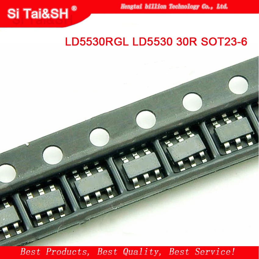 10pcs LD5530RGL SOT23-6 LD5530 30R integrated circuit | Integrated Circuits