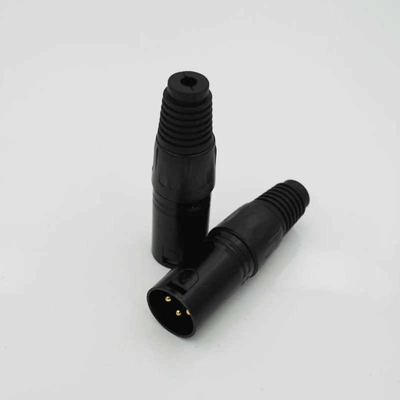 5 шт./лот разъем XLR для микрофона штекер Canon 3 полюсный кабеля бесплатная