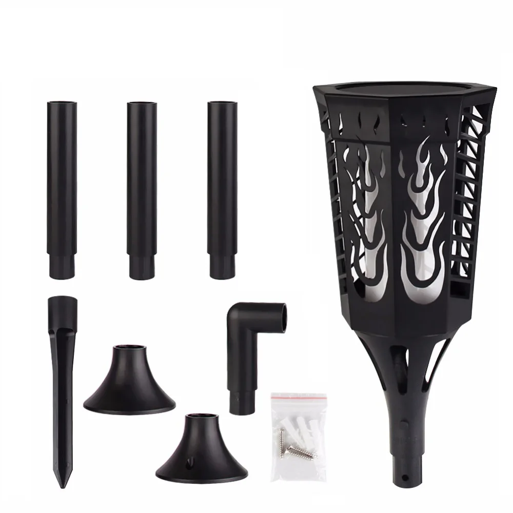 Солнечный фонарь светильник 96 Светодиодный мерцающий ing Dancing Flame лампа наружная