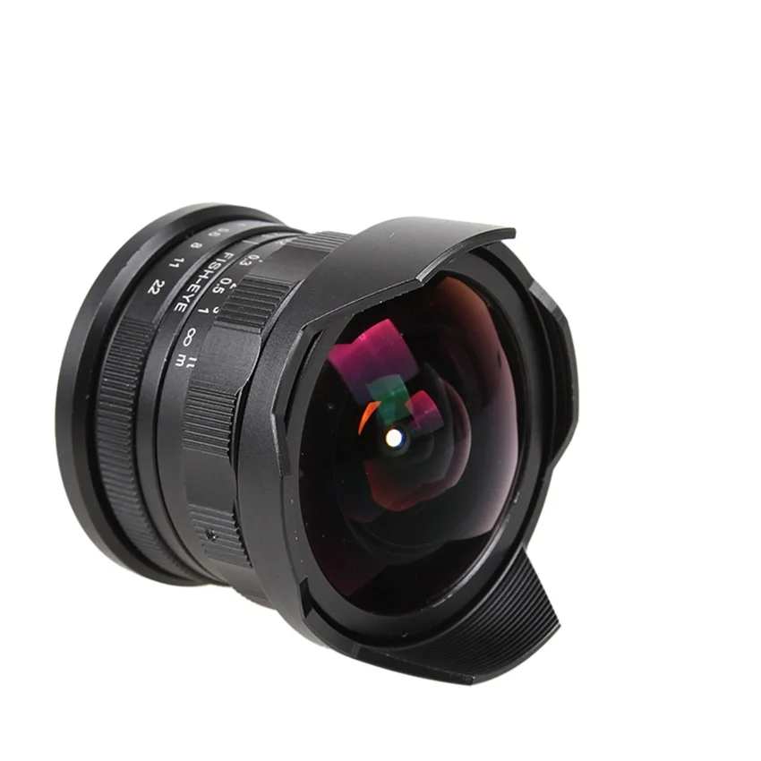 Lightdow 7,5 мм F2.8-F22 объектив рыбий глаз с ручным фиксированным фокусом Для беззеркальных камер sony E mount/FX Molunt/M4/3 Mount