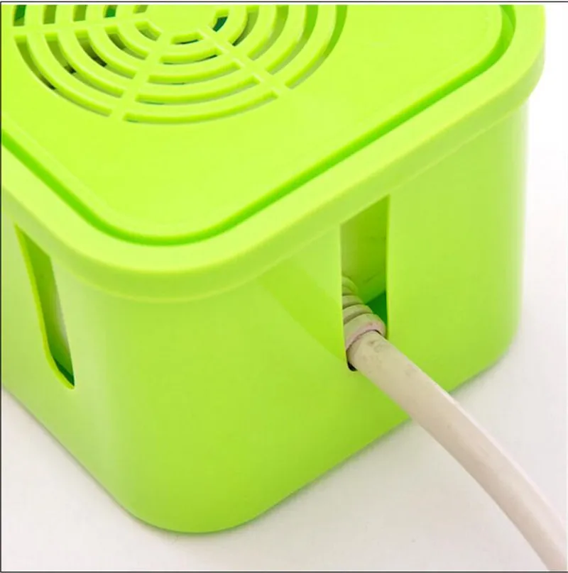 Коробка для хранения сетевых лент органайзер стойка безопасная розетка Выходная