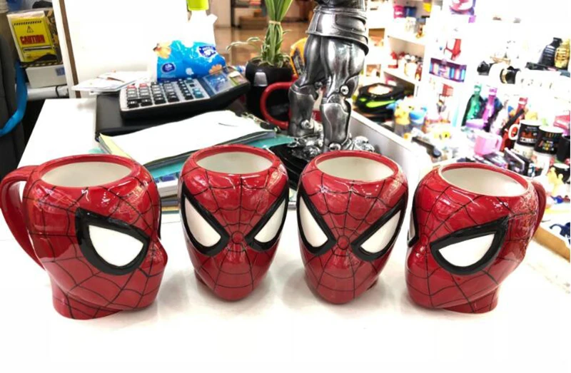 Новая креативная чашка мультфильм Герой Мстители аниме 3D стерео керамическая кофейная молочная чашка большая емкость чашка кружка для дома и офиса