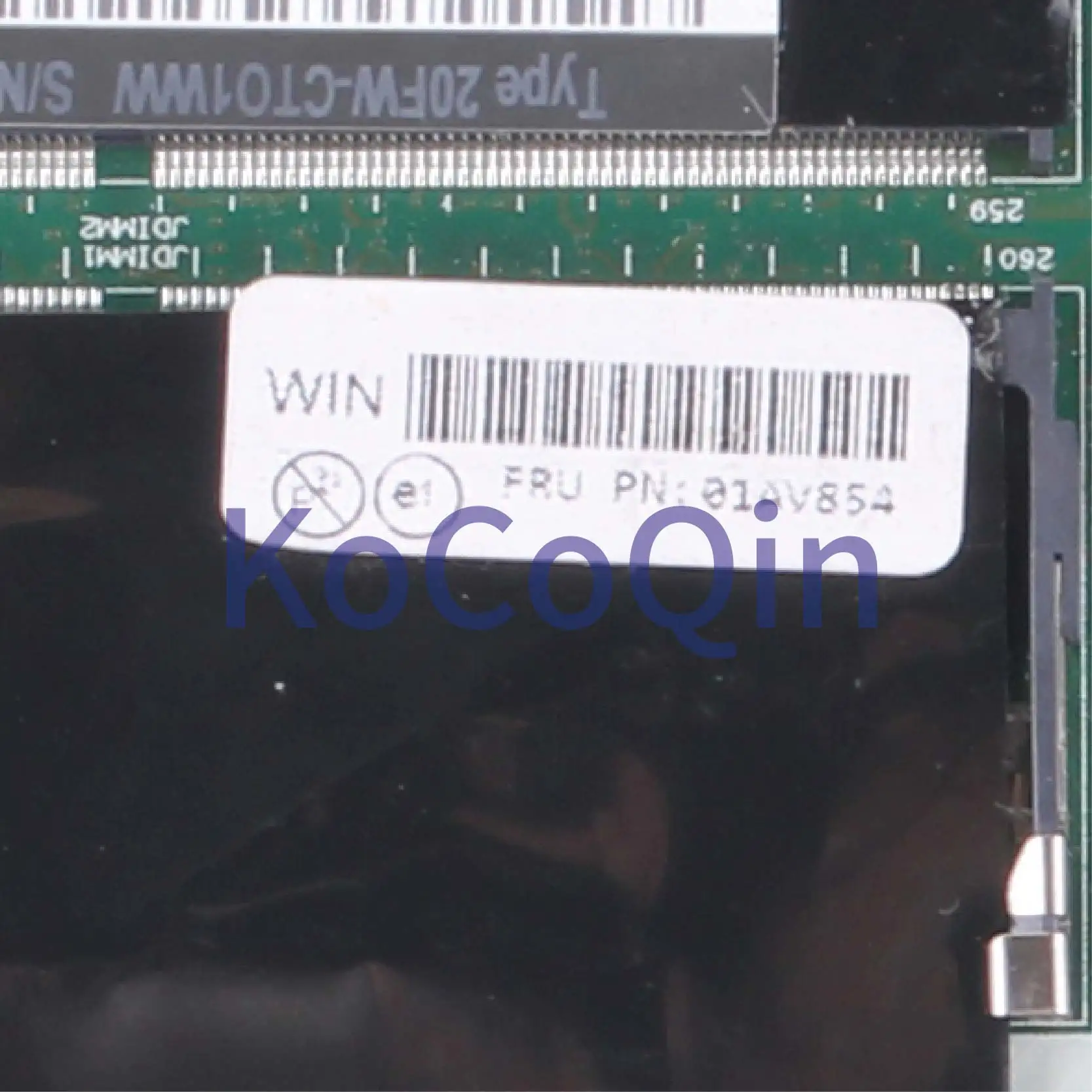 KoCoQin материнская плата для ноутбука LENOVO Thinkpad T460P I5-6440HQ 01YR826 01AV854 BT463 NM-A611 SR2FS |